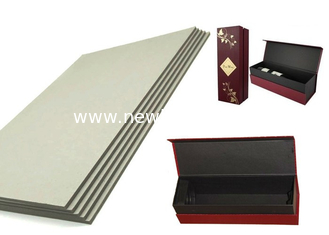 China Environment Degradable Grey Board 2mm for making gift boxes / Wine boxes supplier